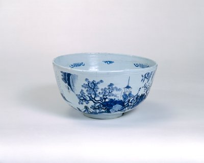 Punch bowl, possibly made in Brislington, c.1675-1700 by English School