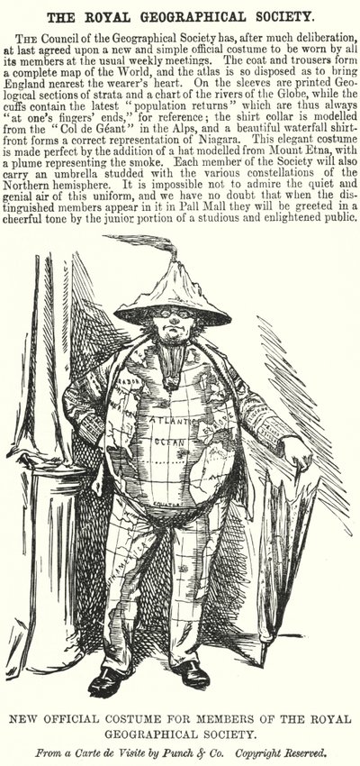 New Official Costume for Members of the Royal Geographical Society by English School
