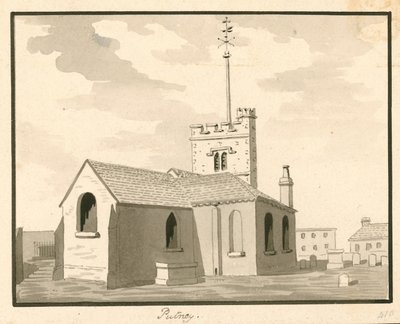 Putney Church, London by English School