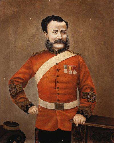 Quarter Master Sergeant H. Crisp, Portsmouth Militia Division, Royal Engineers, 1894 by English School