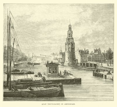 Quay (Houtgracht) in Amsterdam by English School