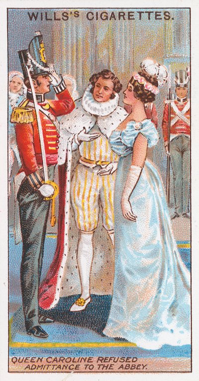 Queen Caroline Refused Admittance to the Abbey by English School