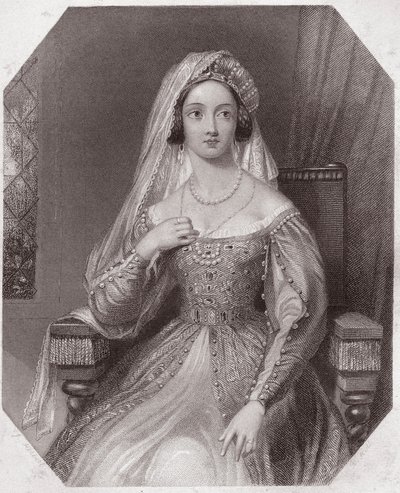 Queen Catherine of Aragon, wife of Henry VIII (