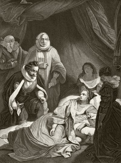 Queen Elizabeth I on Her Death Bed, from 