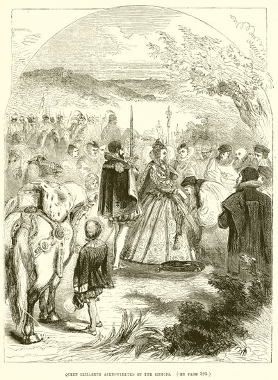 Queen Elizabeth Acknowledged by the Bishops by English School