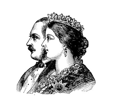 Queen Victoria and the Prince Consort by English School