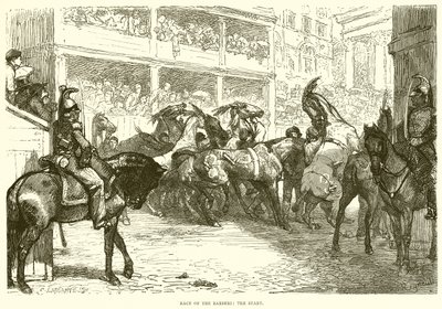 Race of the Barberi: The Start by English School
