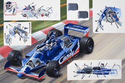 Racing Car by English School