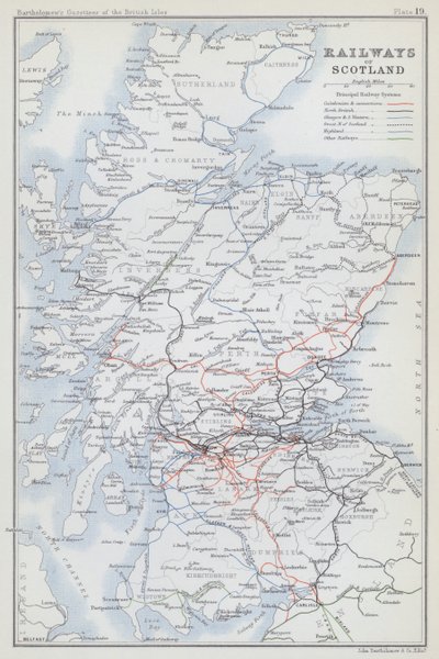 Railways of Scotland by English School