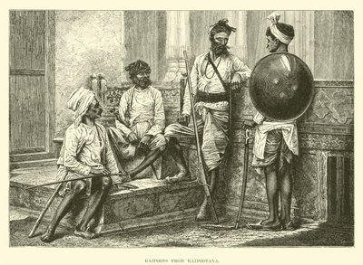 Rajpoots from Rajpootana by English School