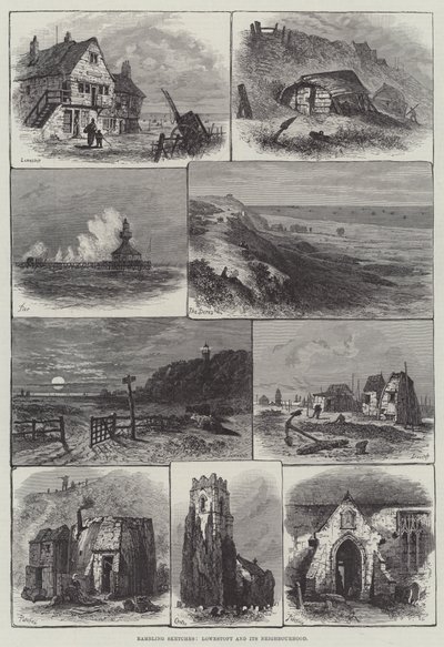 Rambling Sketches, Lowestoft and Its Neighbourhood by English School