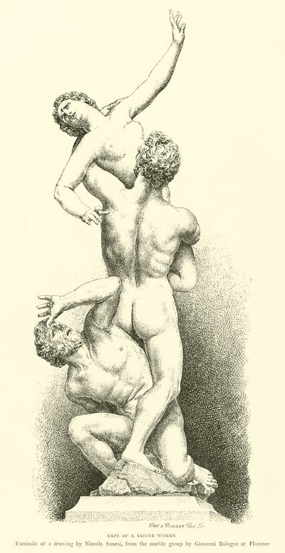 Rape of a Sabine Woman by English School