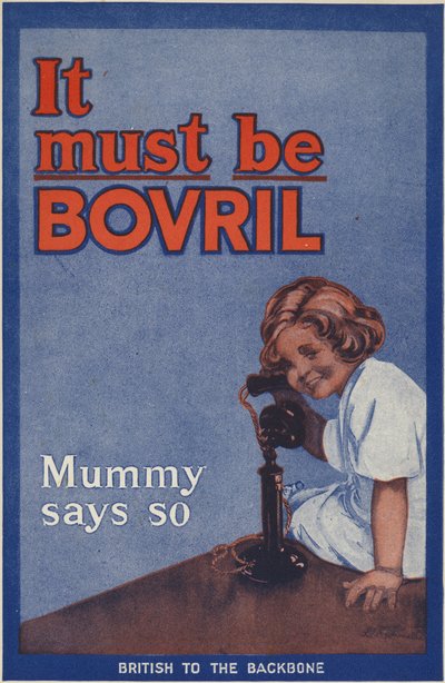 Rear Cover of the Bovril Handy Book and Diary of the War by English School