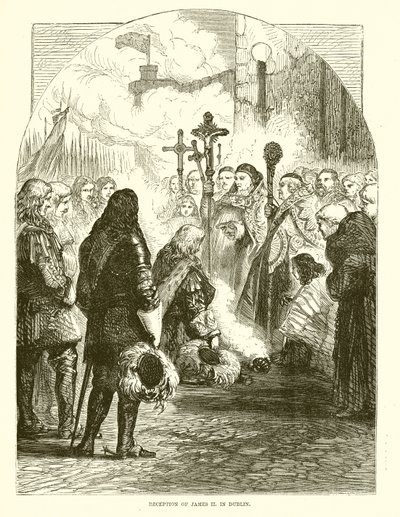 Reception of James II in Dublin by English School