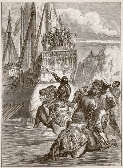 Reception of the Emperor Sigismund (Illustration from Cassell