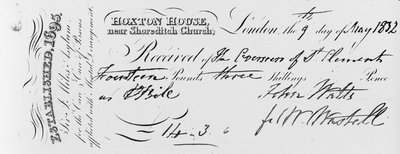 Receipt of Payment Received by Sir Jonathan Miles