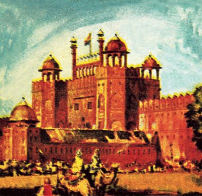 Red Fort, Delhi by English School