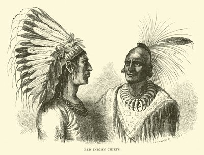 Red Indian Chiefs by English School