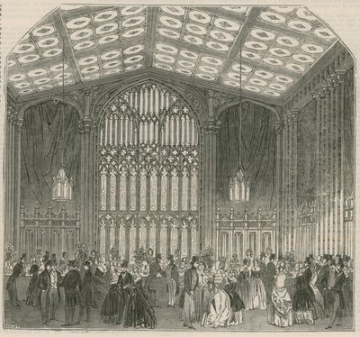 Refreshment Room, Free Trade Bazaar, Covent Garden Theatre, London by English School