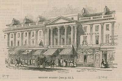 Regent Street, London, west side by English School