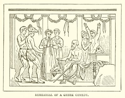 Rehearsal of a Greek Comedy by English School