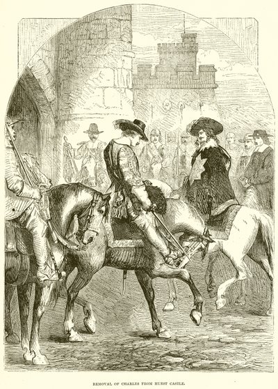 Removal of Charles from Hurst Castle by English School