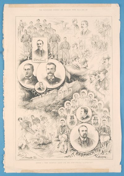 Renton vs. West Bromwich Albion, from The Illustrated Sporting and Dramatic News, 2nd June 1888 by English School