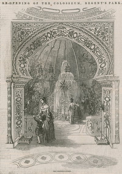 Reopening of the Colosseum, Regents Park: The Conservatory by English School