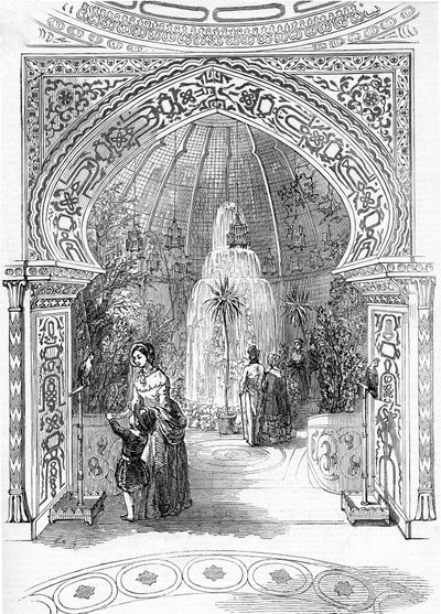 Reopening of the Colosseum, Regents Park: The Conservatory, 1845 by English School