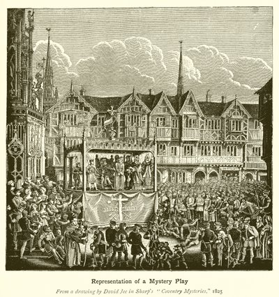 Representation of a Mystery Play by English School