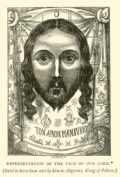 Representation of the face of Our Lord by English School