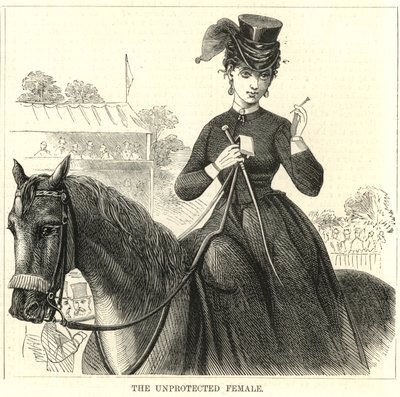 Representative Derby Women: The unprotected female by English School