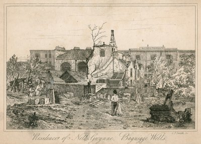 Residence of Nell Gwynne, Bagnigge Wells, London by English School