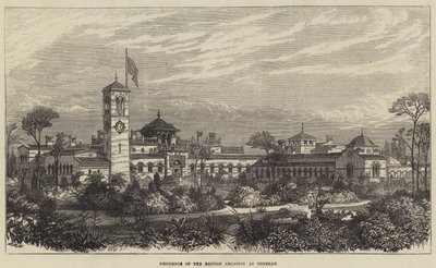 Residence of the British Legation at Teheran by English School
