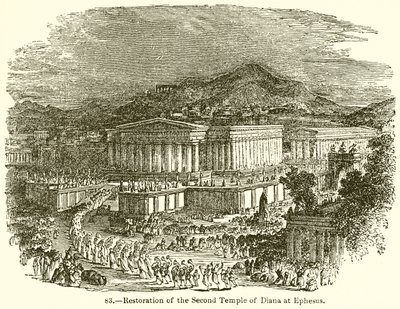 Restoration of the Second Temple of Diana at Ephesus by English School
