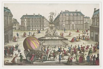 Return of the Charles and Robert Balloon by English School