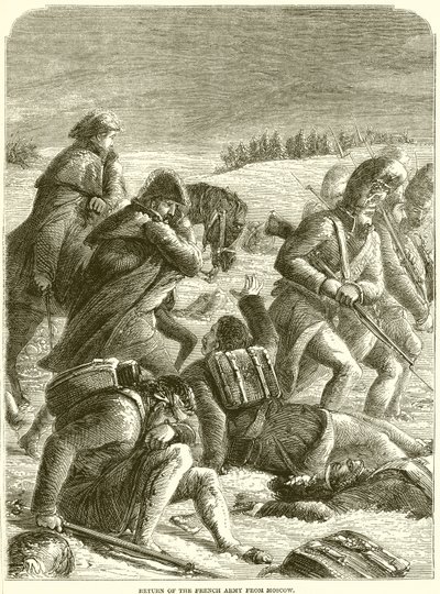 Return of the French Army from Moscow by English School