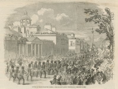 Return of troops from the Crimea by English School