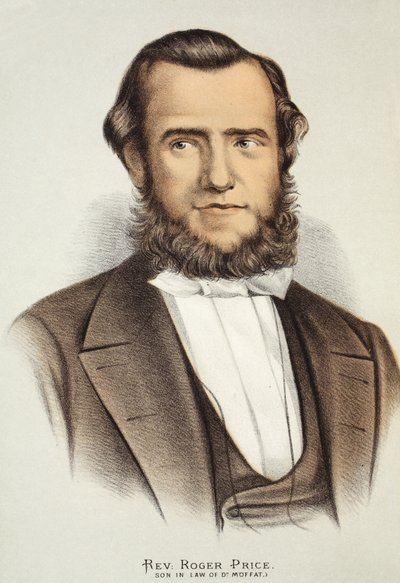 Rev. Roger Price, illustration from The Pictorial Edition of the Life and Discoveries of David Livingstone by J. Ewing Richie by English School