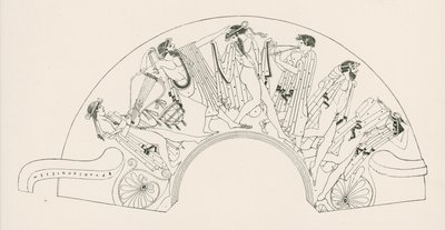 Revel by Brygos (engraving) by English School