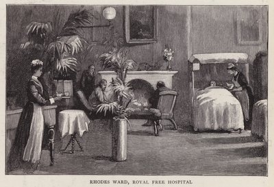 Rhodes Ward, Royal Free Hospital, London by English School