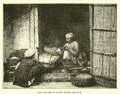 Rice Dealers of Patna, Behar Province by English School