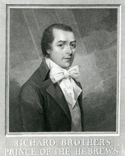 Richard Brothers (engraving) by English School