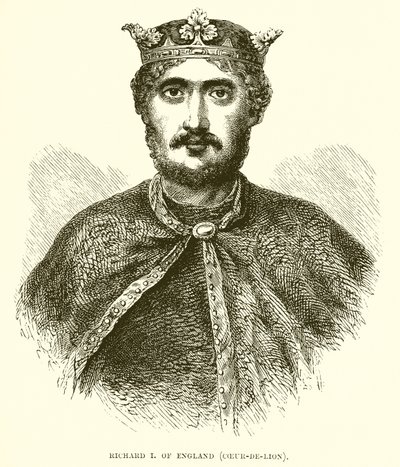 Richard I of England by English School