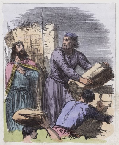 Richard at Ascalon by English School