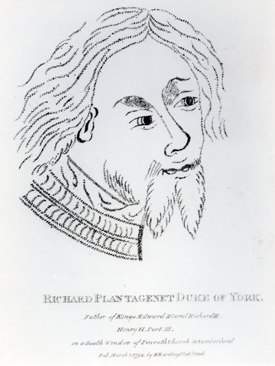 Richard of York, 3rd Duke of York (published in 1792) by English School