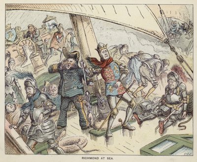 Richmond (Future King Henry VII) at Sea by English School