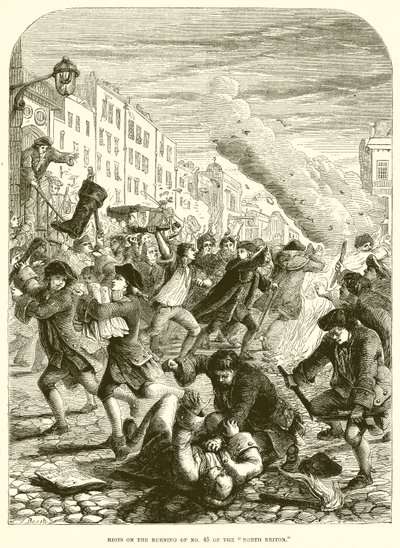 Riots on the Burning of No. 45 of the North Briton by English School