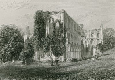 Rivaulx Abbey by English School