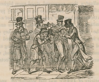 Robbery in the street by English School